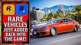 The NEW GTA Online Update Has So Many RARE VEHICLES.. New GTA5 Update