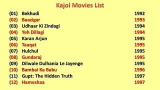 Kajol Movies List