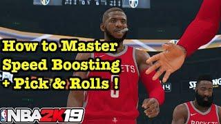NBA 2K19 Pick and Roll Tutorial How to Speed Boost in 2K19 for Beginners Tips Dribble Moves #14