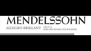 Erika Furman and Vlad Ishenin duo - Mendelssohn Andante & Allegro brillante Op.921