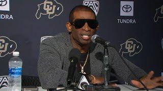 Postgame Interview Deion Sanders on Colorados first loss and Dan Lannings comments