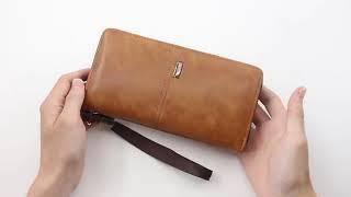 New Mens Long Wallet Large Capacity American Version Dompet Panjang Berkualitas