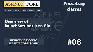 #06 Overview of launchSettings.json file  Introduction to ASP.NET Core  ASP.NET Core MVC Course