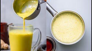 Turmeric Milk for better sleep  Golden Milk Recipe  anti-inflammatory drink