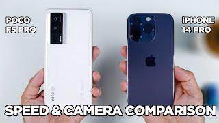 POCO F5 Pro vs iPhone 14 Pro SPEED TEST & CAMERA Comparison  Zeibiz