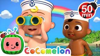 The Sailors Sea Adventure  Cocomelon  Kids Cartoons & Nursery Rhymes  Moonbug Kids