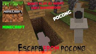 MINECRAFT Pocong horror gameplay#4