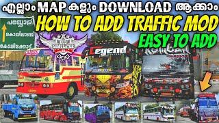 How To addinstall Kerala Traffic Mod V4.3-Traffic Mod എങ്ങനെ Add ചെയ്യാം.?Bus Simulator Indonesia