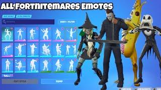 All Fortnite Halloween Emotes with Michael Myers SkinFortnitemares 2023