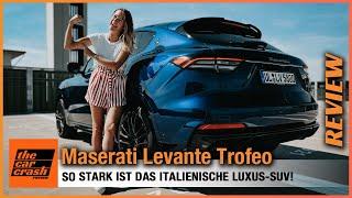Maserati Levante Trofeo im Test 2022 So stark ist das italienische Luxus-SUV Fahrbericht  Review