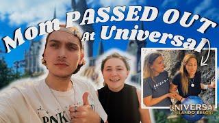 Mom PASSED OUT at Universal  Islands of Adventure VLOG