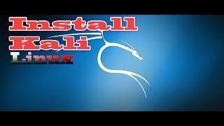 How to inatall kali linux 2016 using usb