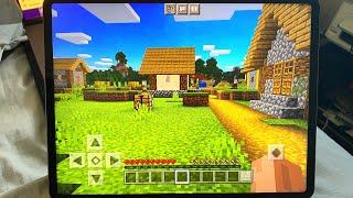 Minecraft iPad Gameplay iPad Pro M1 Minecraft Pocket Edition