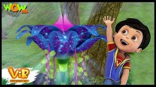 Vir The Robot Boy  Hindi Cartoon For Kids  The giant flower  Animated Series Wow Kidz