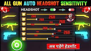 Free Fire Auto Headshot Trick 2024 Sensitivity  2gb 4gb 6gb Ram Headshot Sensitivity Setting