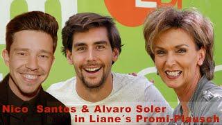 Alvaro Soler und Nico Santos in Liane´s Promi-Plausch