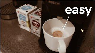 How to make a Cappuccino with Tassimo Suny coffee machine  Costa 