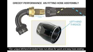 GReddy Performance Swivel Fitting Easy Hose Assembly Feature