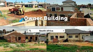 Building a House  Foundation  Walls  Roof  Windows  Plaster - Owner Building In South Africa