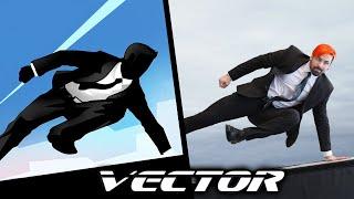 All Vector Tricks IN REAL LIFE Parkour Game