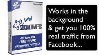 WP Social Traffic RevieW Get 100% FREE - Fully AUTOMATED Traffic from Facebook