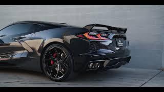 C8 Corvette With Race Exhaust System VERY LOUD 4K