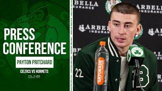 Payton Pritchard on CAREER HIGH 31 PTS in Celtics Win vs Hornets  Postgame Interview