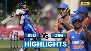 IND Vs ZIM Highlights 4th T20 Team India Is Leading The Series By 3-1 Beat Zimbabwe By 10 Wickets