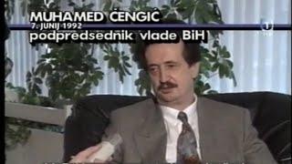 1992. Zadnji intervju Muhameda Čengića kao potpredsjenika Vlade RBiH Pakrac o vojnoj intervenciji