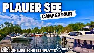 Mecklenburgische Seenplatte   Plauer See   Osttour  im Van 2024   TEIL 3  Unterwegs im Wohnmobil