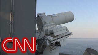 Watch the US Navys laser weapon in action