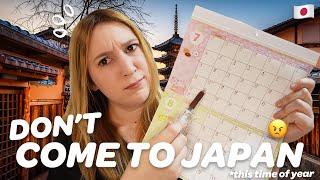 WHEN TO VISIT JAPAN and when NOT to   seasons dates advice  japan travel guide