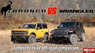Ford Bronco vs Jeep Wrangler - Off-road Comparison