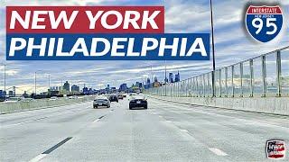 I-95  New York - Philadelphia  HWY in the USA