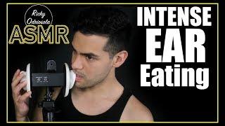 ASMR - Intense Ear Eating  Wet Mouth Sounds Ear Nibbles Licking for Sleep & Relaxation