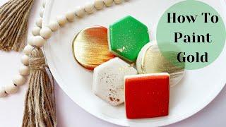 How To Paint Gold On Sugar Cookies Splatter And Swipe Techniques - Everything You Need To Know
