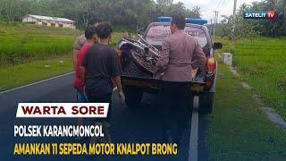 POLSEK KARANGMONCOL AMANKAN 11 SEPEDA MOTOR KNALPOT BRONG