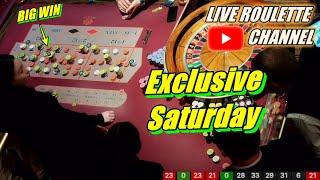  LIVE ROULETTE   Exclusive Saturday In Las Vegas Casino  BIG WIN  2024-07-13