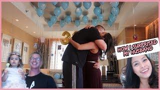 I SURPRISED MY HUSBAND ON HIS BIRTHDAY  TheMcQueenS