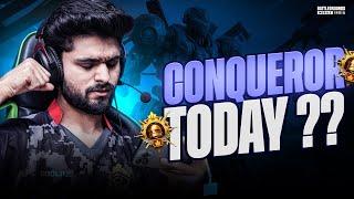 AAJ CONQUEROR HOKE RAHEGA  RANK PUSHER OR WHAT  BGMI LIVE