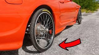 BICYCLE Wheels on a REAL Car – Will it work?