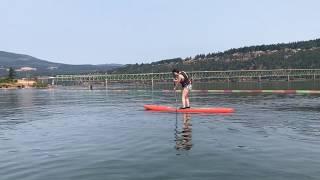 Stand Up Paddleboarding SUP for the first time.