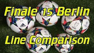 Adidas Finale Berlin 2015 Champions League Soccer BallFootball - Line Comparison + Review