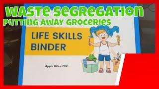 Life Skills Binder  #WasteSegregation  #EnglishLearningActivities