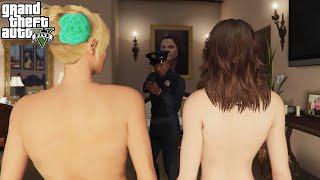 What Happens If Police Franklin Visits Michaels Family When He Is Out In GTA 5?