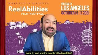 ReelAbilities Film Festival Los Angeles 2021 - Promo by Danny Woodburn Open Captions