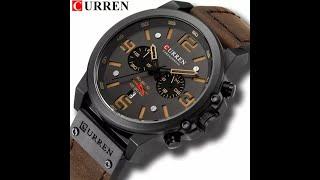 CURREN 8314 Chocolate Color Belt Watch  Watch Style  Bangla Watch Tutorial 