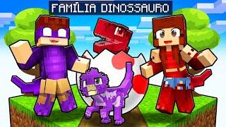 Tenho uma FAMÍLIA de DINOSSAUROS no Minecraft