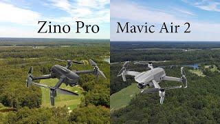 Hubsan Zino Pro vs DJI Mavic Air 2 - Video Comparison