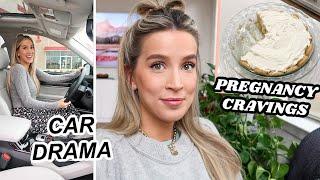 CAR SHOPPING DRAMA + PREGNANCY CRAVINGS  leighannvlogs